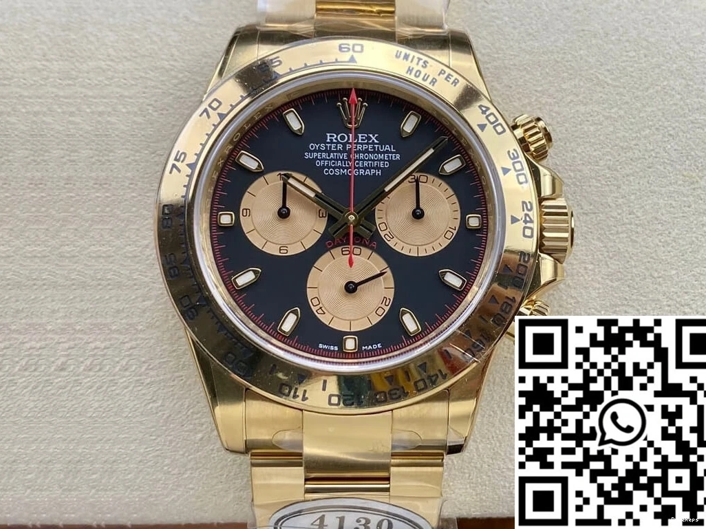 Clean Rolex M116508-0009 Cosmograph Daytona Gold Factory Yellow 1218